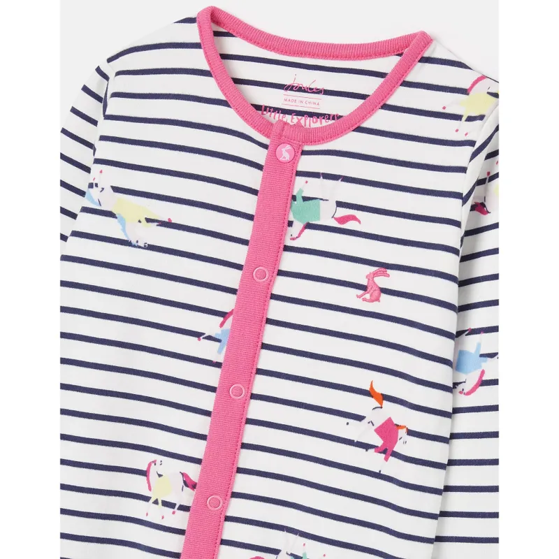 Joules Razamataz Babygrow - Horse Stripe -1